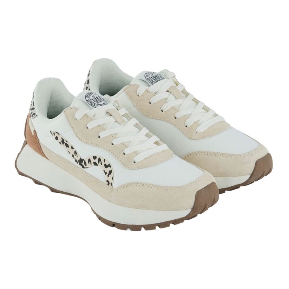 Regatta Womens/Ladies Marine Heritage II Suede Sneakers / Vanilla